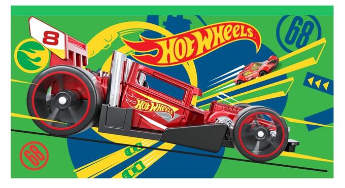 Пенал плоский Хот Вилс &quot;Hot Wheels&quot; 19*10 см, на молнии