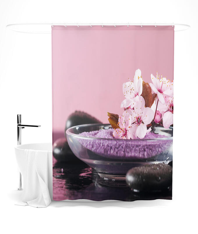 Сирень Шторка для ванной &quot;В розовых мечтах&quot;