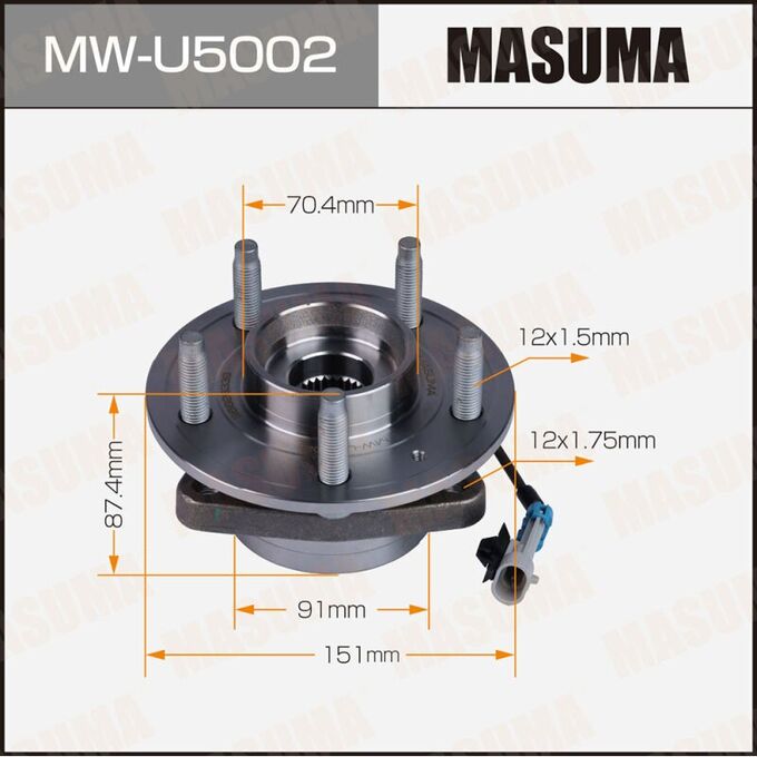 Ступичный узел MASUMA front  OPEL ANTARA, CHEVROLET CAPTIVA   06-