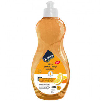 Средство Qualita д/мытья посуды Lemon &amp; Orange флакон 500 мл