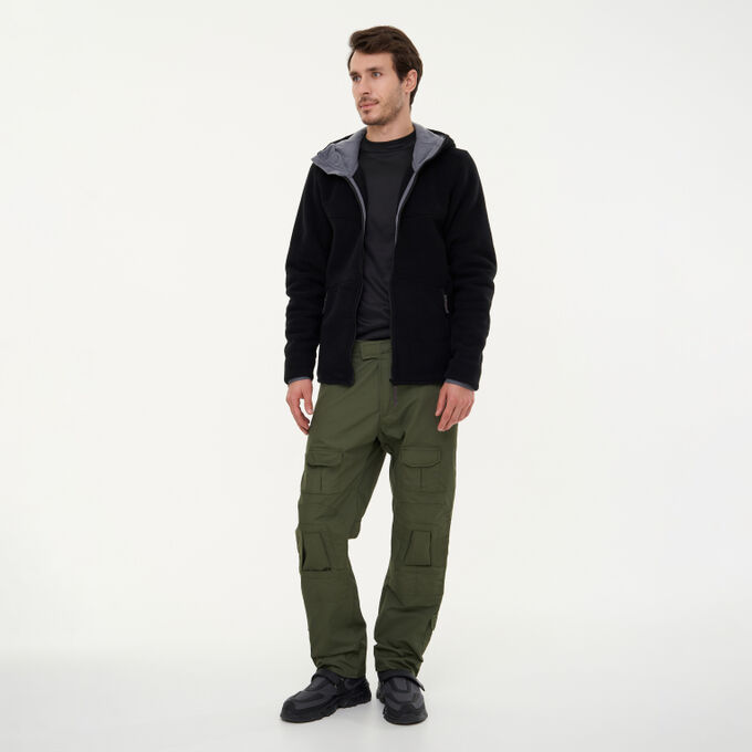 DECATHLON Флисовая кофта мужская черная Deway 100