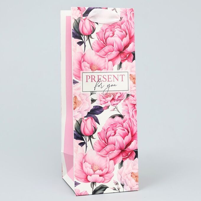Дарите Счастье Пакет подарочный, упаковка For you, 9 х 25 х 8.9 см