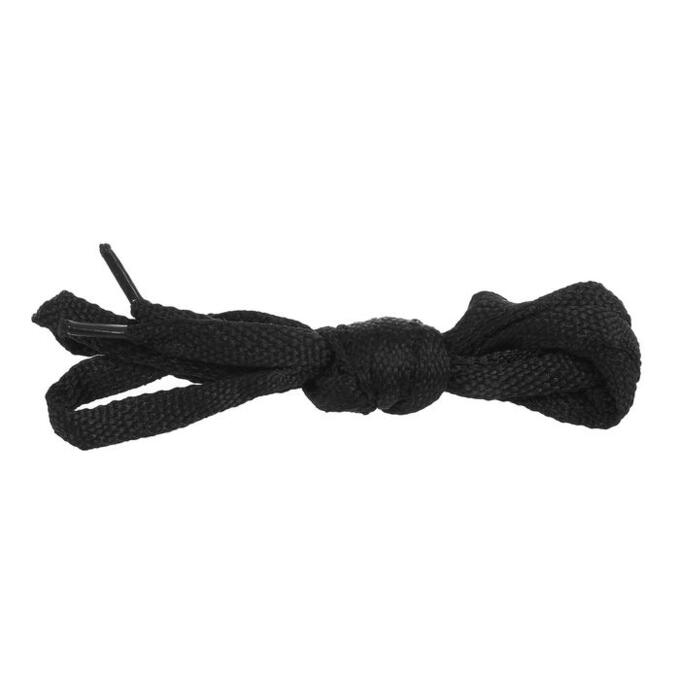 СИМА-ЛЕНД Шнурки для обуви плоские, 8 мм, 70 см,  цвет чёрный