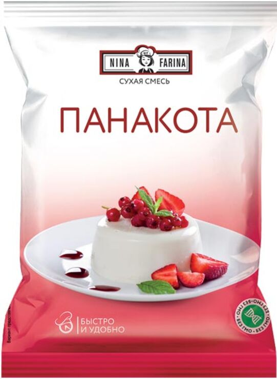 Яшкино «Nina Farina», смесь для десерта «Панакота», 67г