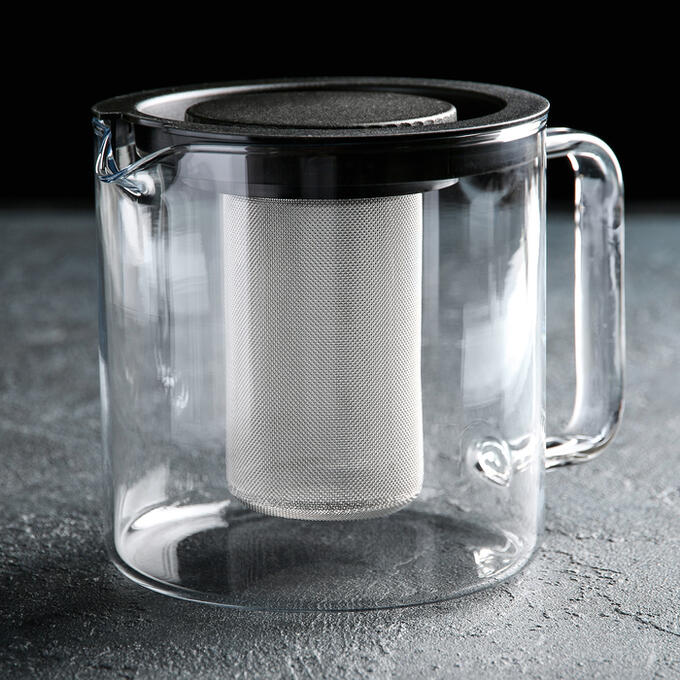 Чайник заварочный 1,3 л, с металлическим фильтром