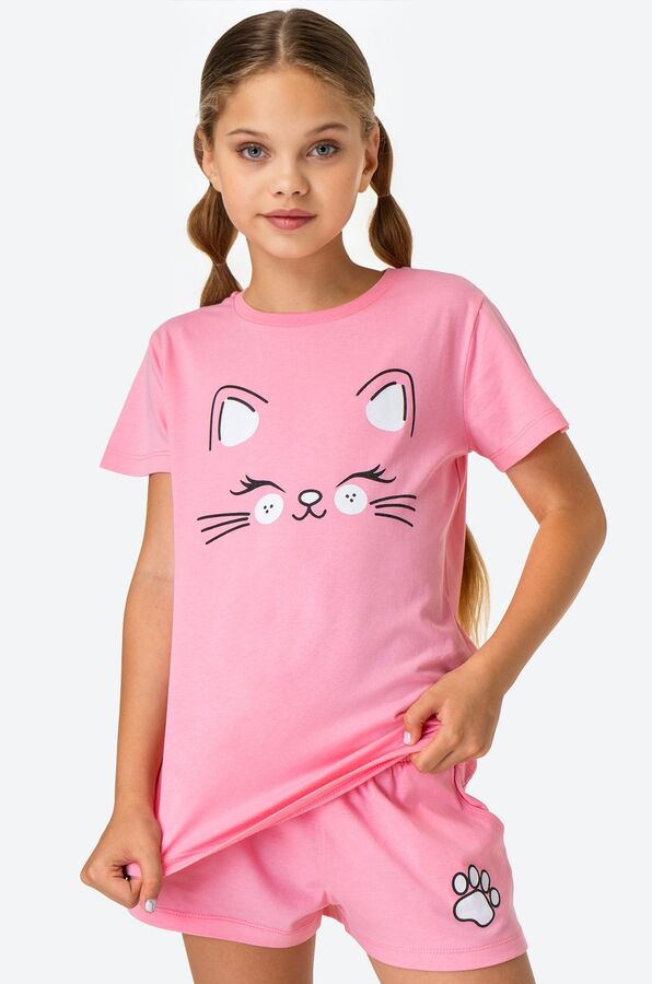 Happy Fox Хлопковая пижама для девочки Happyfox