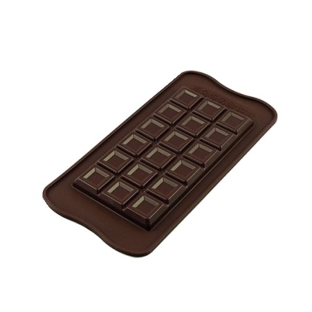 Форма ИЗИ-ШОК «Шоколадная плитка» SCG37 154х77х9 мм, Silikomart, Италия