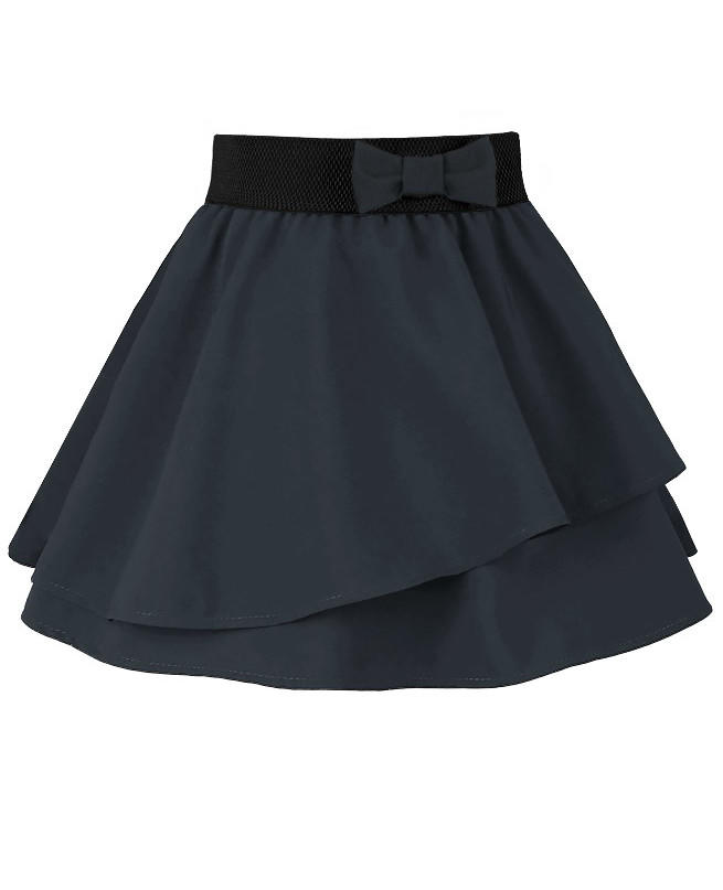 Серая юбка для девочки Цвет: серый