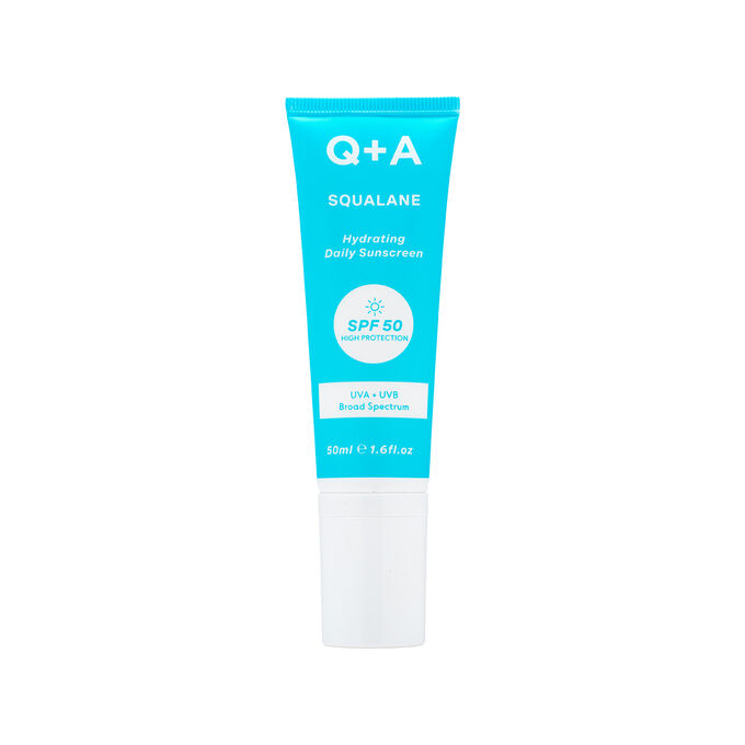 Солнцезащитный крем для лица Q+A Squalane SPF50