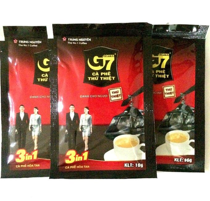 Кофе растворимый «G7» 3в1 50 пакетиков