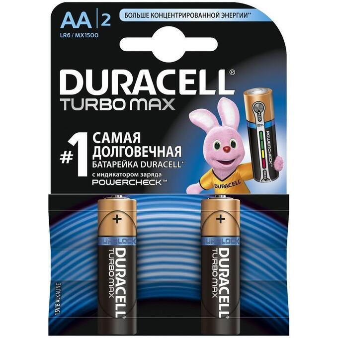 Батарейка Duracell Turbo Max AA (LR06) 2BL