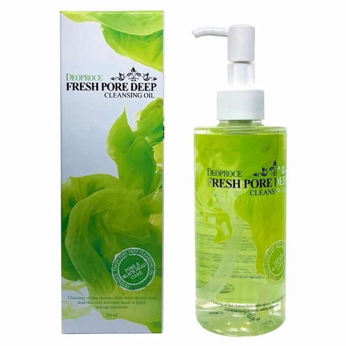 DEOPROCE Гидрофильное масло для глубокого очищения пор CLEANSING OIL FRESH PORE DEEP, Южная Корея, 200мл