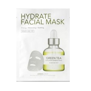 Dermal Shop Коллагеновая маска для лица из микротенселя с экстрактом зеленого чая 25 г /80 /480