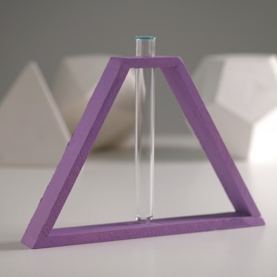 Рамка-ваза &quot;Пирамида&quot;, 28,5 х 18,5 см, фиолетовый