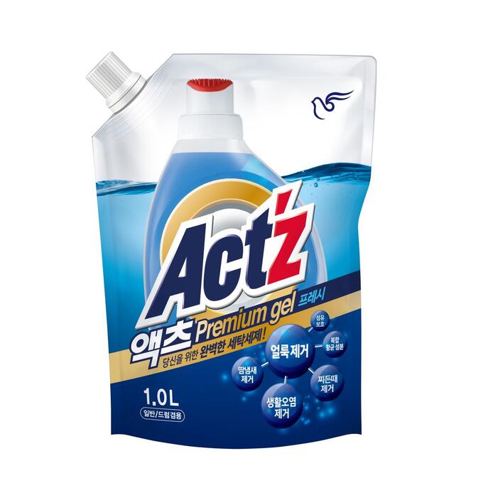 Концентрированный гель &quot;Act’z Premium Gel&quot; для стирки белья для стиральных машин (аромат мяты) МУ 1 л