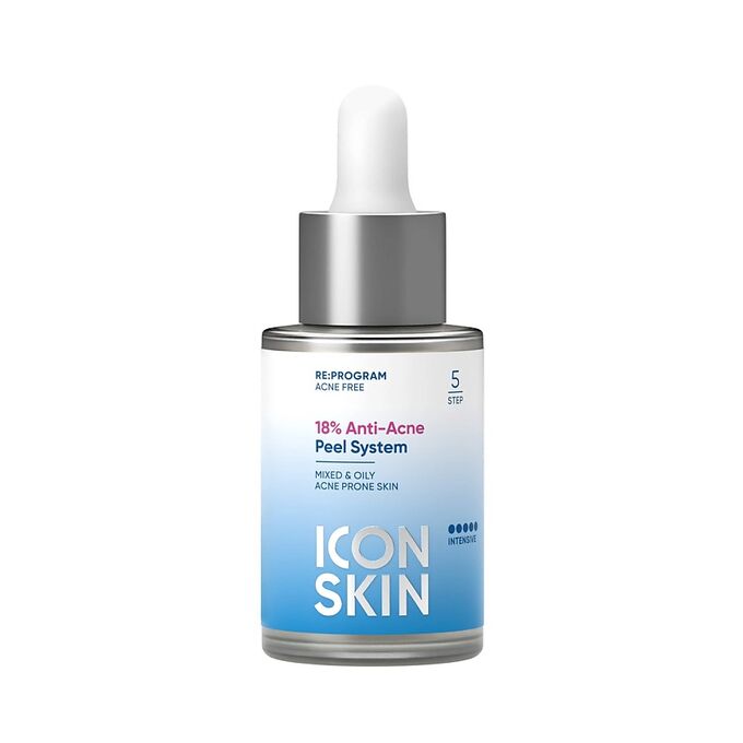 *ICON SKIN Пилинг для проблемной кожи 18 % Anti-Acne, 30 мл.$ #