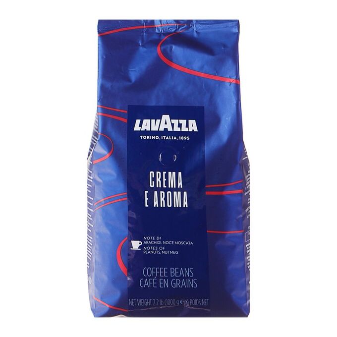 Кофе зерновой LAVAZZA Crema Aroma Espresso, средняя обжарка, 1 кг