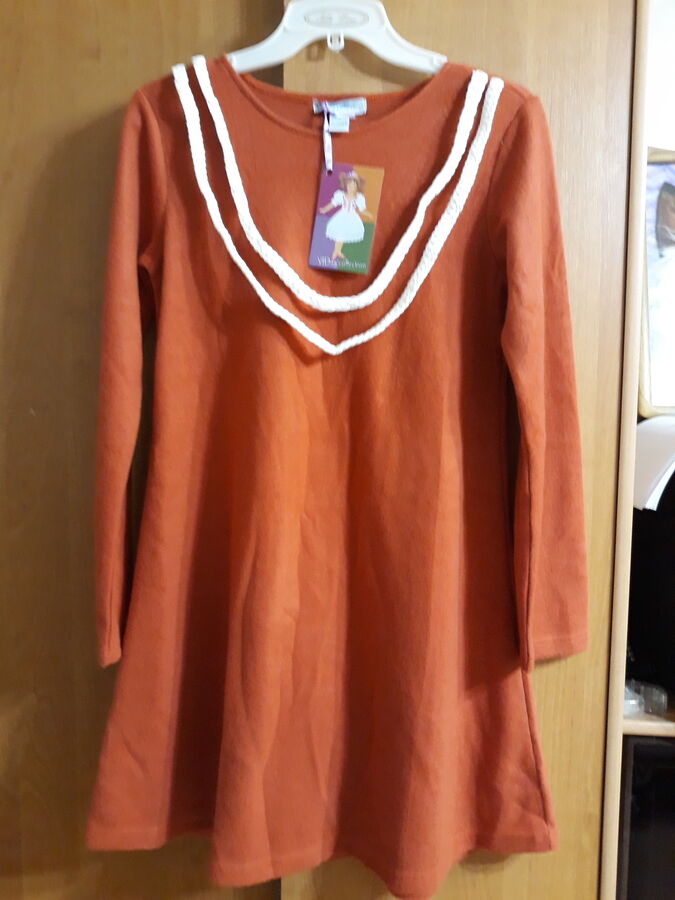 Новое Теплое оранжевое 40274 платье-туника, на 44-46 р. (размер 14 л на этикетке) во Владивостоке