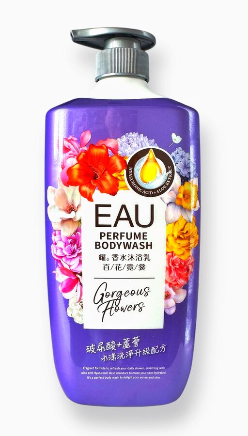 Kumano Мыло жидкое для тела EAU Perfume Bodywash &quot;Gorgeous Flowers&quot; 1000мл,