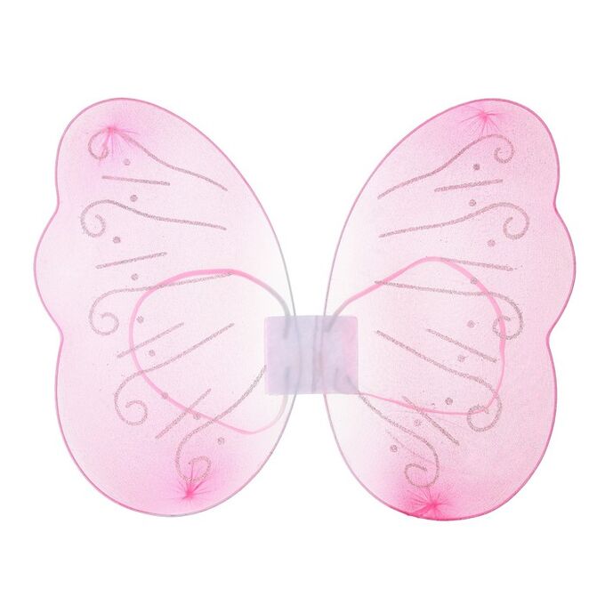 Карнавальные крылья «Узор», для детей, цвет светло-розовый