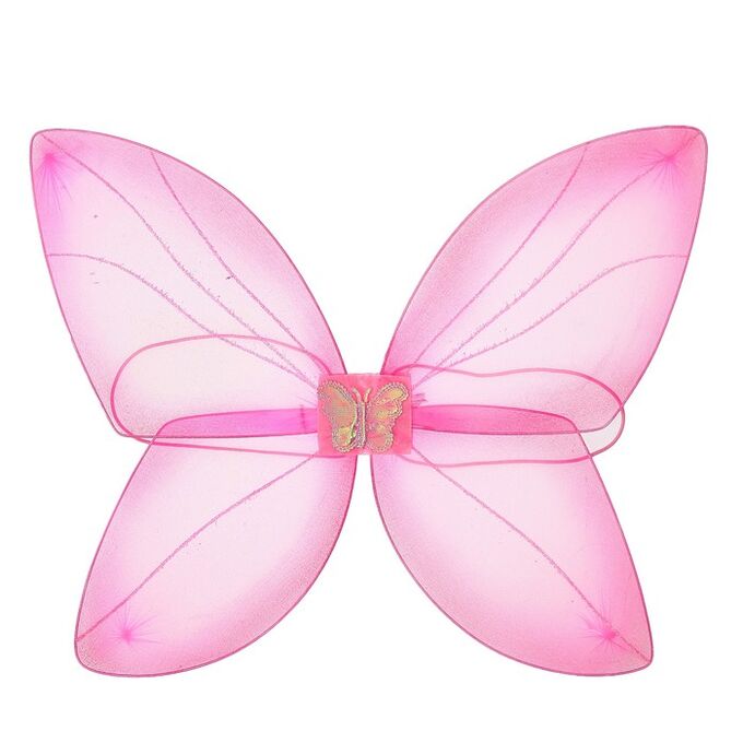 Карнавальные крылья «Бабочка», для детей, цвет розовый