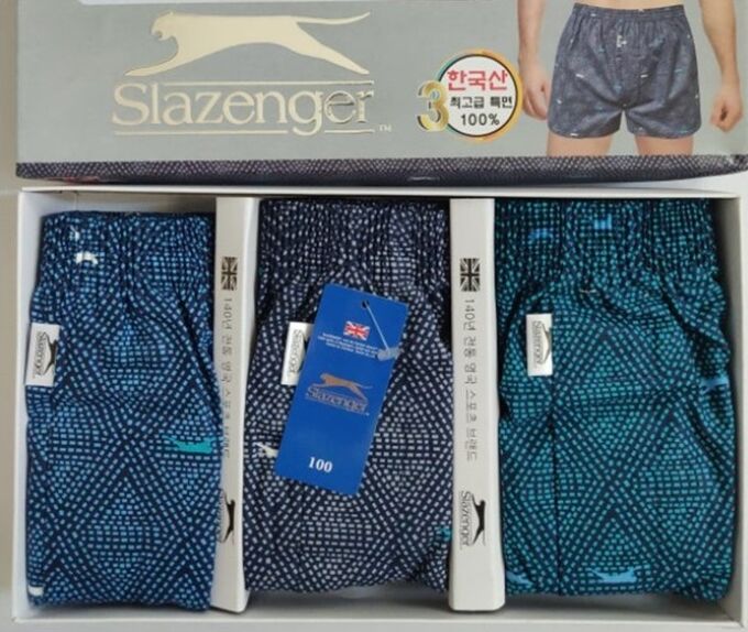 Shaggi Трусы свободные мужские  SLAZENGER  Ю.Корея