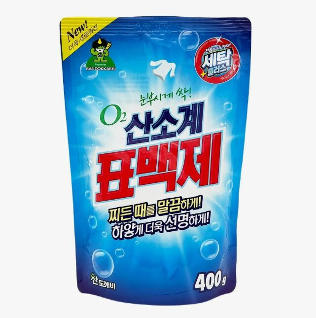 Кислородный отбеливатель для стирки (порошковый) м/у, Sandokkaebi, Ю.Корея, 400 г