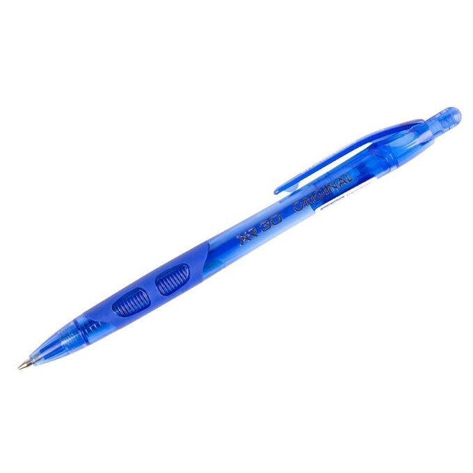 Ручка шариковая автоматическая Erich Krause &quot;XR-30&quot; синяя, 0,7мм, грип
