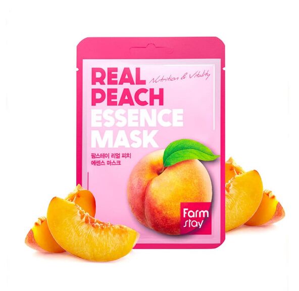 Farm Stay Real Peach Essence Mask Восстанавливающая маска с экстрактом персика 23 мл