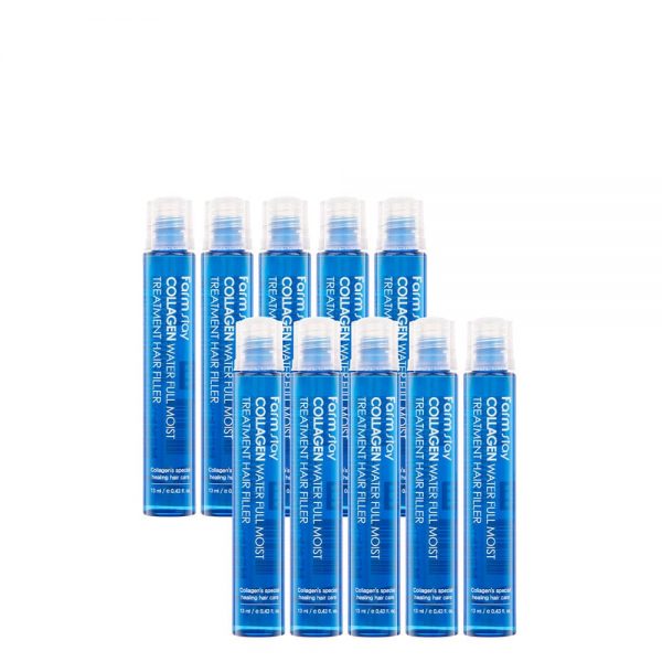 FarmStay Collagen Water Full Moist Treatment Hair Filler Увлажняющий филлер с коллагеном для волос 13мл(1шт)