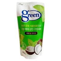 PIGEON	Green (Herb &amp; Coconut) DISH DETERGENT Средство для мытья посуды «Травы и кокос» (на натуральной основе) 300мл