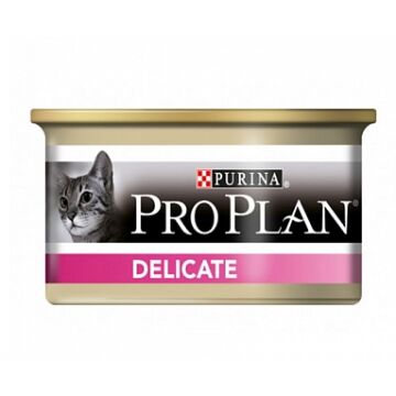Pro Plan Delicate влажный корм для кошек с чувствительным пищеварением Индейка 85гр консервы АКЦИЯ!