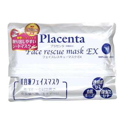 THE FACE SHOP FACE MASK EX Тканевые маски для лица с экстрактом плаценты (40 Шт)