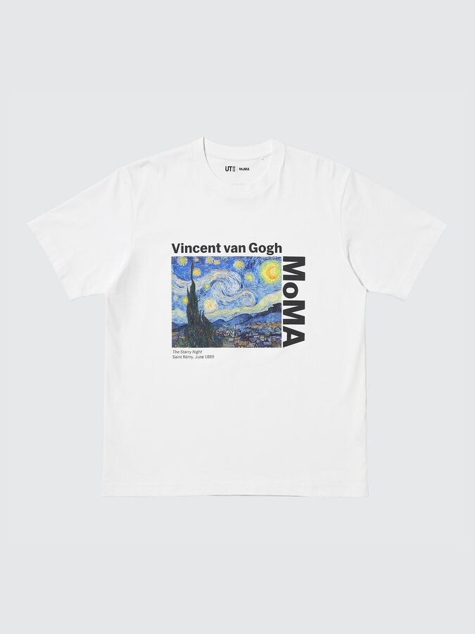 UNIQLO UT - хлопковая футболка Moma Art Icons - 00 WHITE