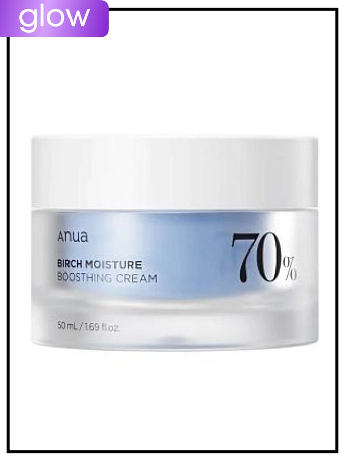 Anua Крем для лица увлажняющий с берёзовым соком Birch 70% Boosting Cream Moisture, 50 мл