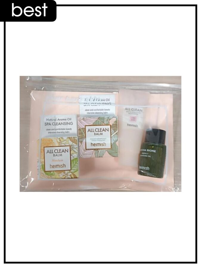 Heimish Мини набор для очищения кожи лица Kit Skin Cleansing Dear Bare, 5мл+5мл+20мл+17мл