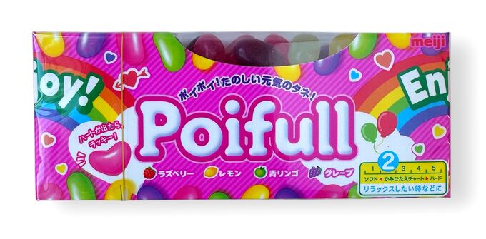 Конфеты драже Meiji Poifull ассорти ягодно-фруктовый, к/к, 53г,