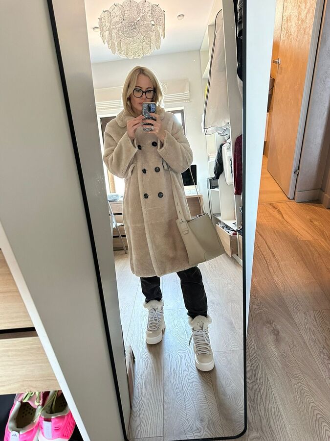 Sport chic Сумка тоут  из натуральной кожи светлая