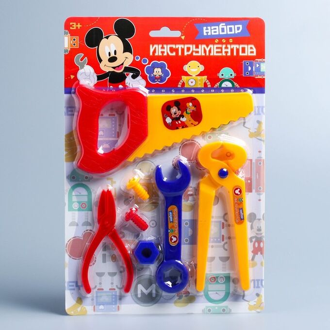 Disney Набор инструментов &quot;Mickey&quot; Микки Маус, 7 предметов цвет МИКС