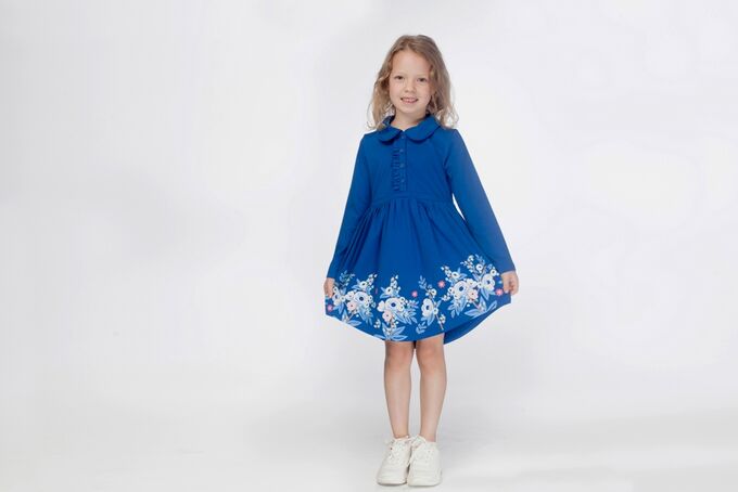 Платье для девочки, синий во Владивостоке