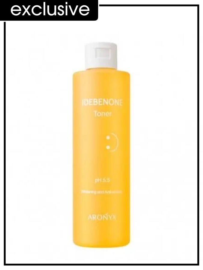 Medi Flower Aronyx Тонер для лица отбеливающий с идебеноном Toner Idebenone Whitening And Anti-Wrinkle Ph5.5, 250 мл