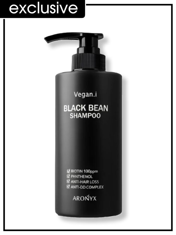 Aronyx Shampoo Vegan.i Black Bean Шампунь для волос с черной фасолью, 500 мл