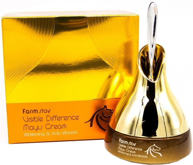 Farm stay Visible Difference Mayu Cream Крем для лица на основе лошадиного масла 50 мл