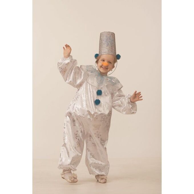 Batik Карнавальный костюм «Снеговичок Снежок», размер 32