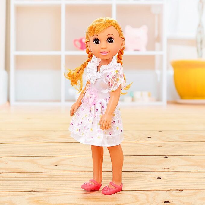Кукла «Наташа» в платье, со звуком, цвета МИКС