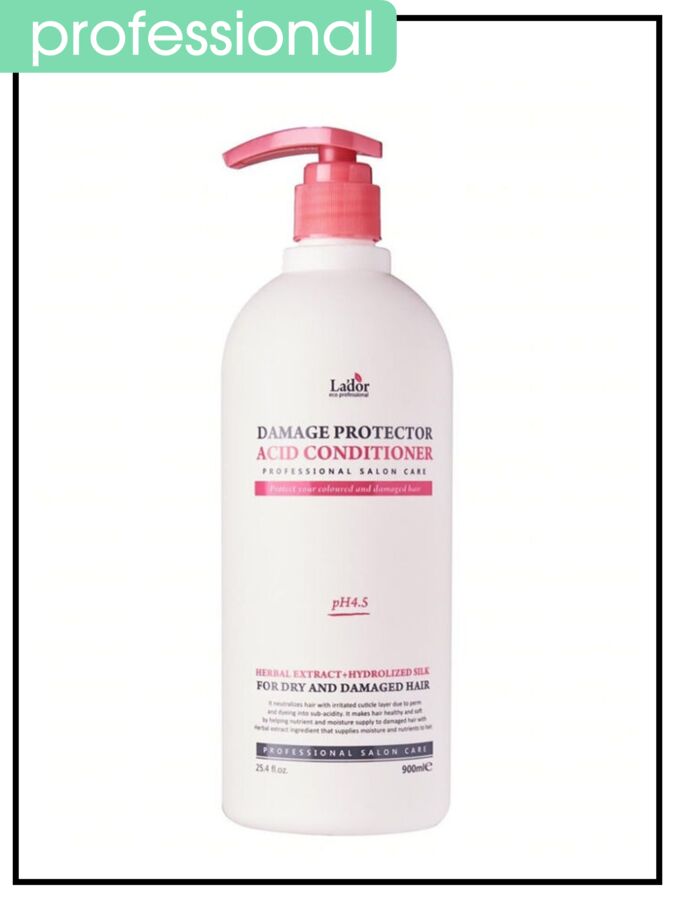 Кондиционер для волос с аргановым маслом и коллагеном Lador Damage Protector Acid Conditioner , 900мл