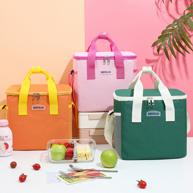 Fashion & Bags Термосумка на молнии, 5,8 л, 2 наружных кармана
