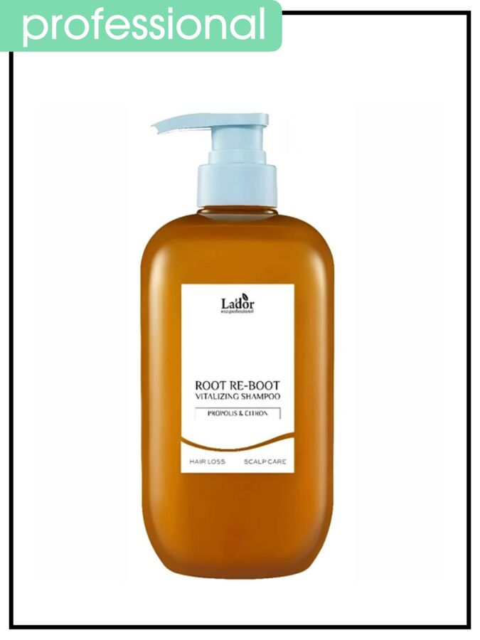 Шампунь для сухой кожи головы с прополисом и цитроном Lador Shampoo Root Re-Boot Vitalizing Propolis &amp; Citron , 800 мл