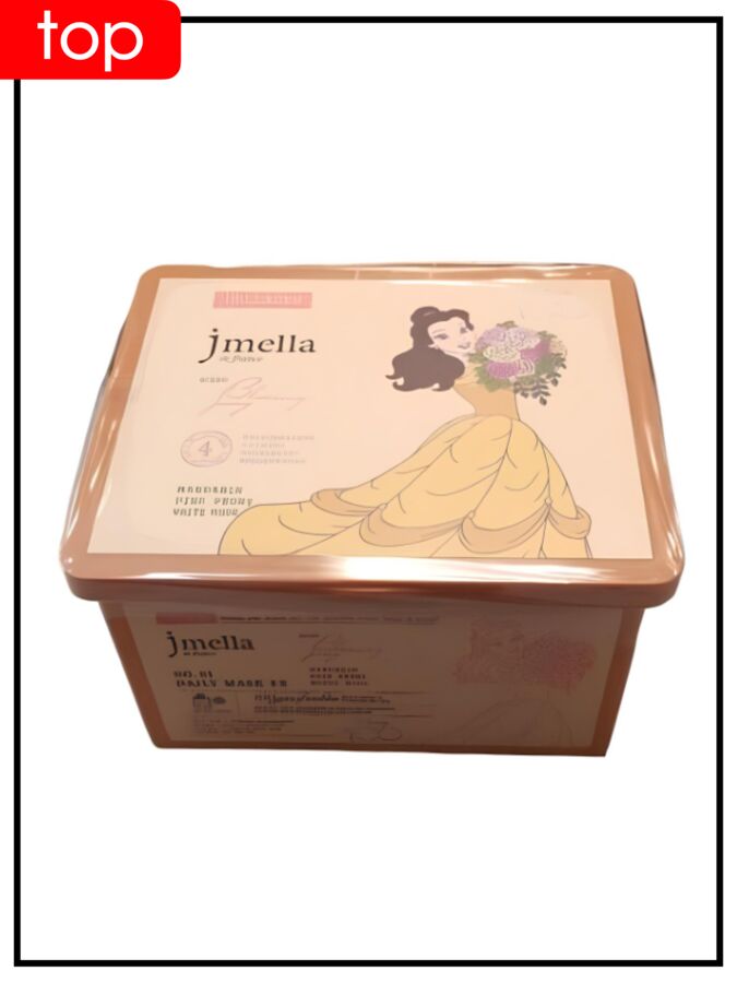 JMELLA (JMSolution) Маска для лица с ароматом мандарина, розового пиона и белого мускуса Disney Daily Mask EX Blooming Peony, 350 мл (30 шт)