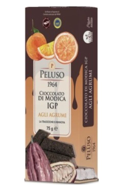 Peluso Sicilia Шоколад из Модики с цитрусовыми Peluso 1964, 75 г,